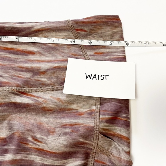 Prana Electa Leggings II Small pocket neutral print high rise outdoor activewear - Picture 10 of 13